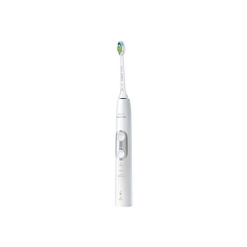 Philips , Sonicare ProtectiveClean 6100 Electric Toothbrush , HX6877/28 , Rechargeable , For adults , Number of brush heads included 1 , Number of teeth brushing modes 3 , Sonic technology , White