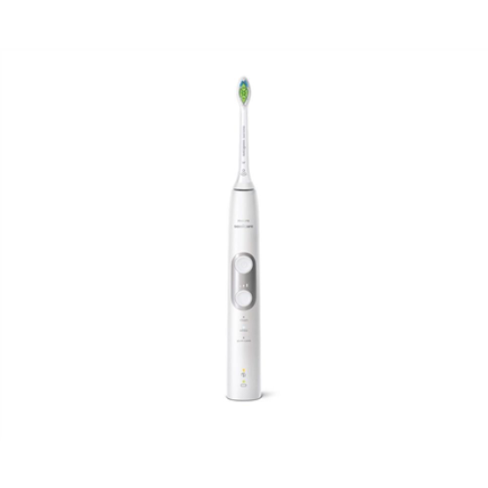 Philips , Sonicare ProtectiveClean 6100 Electric Toothbrush , HX6877/28 , Rechargeable , For adults , Number of brush heads included 1 , Number of teeth brushing modes 3 , Sonic technology , White