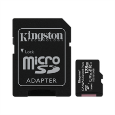 Kingston , Canvas Select Plus , UHS-I , 128 GB , MicroSDXC , Flash memory class 10 , SD Adapter