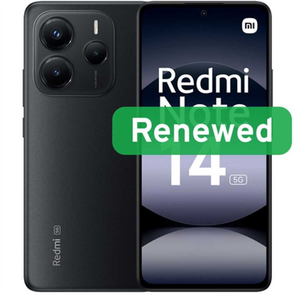 Xiaomi Renewed Grade A++ , Redmi Note 14 5G , Midnight Black , 6.6 , AMOLED , 256 GB , 5G , Android