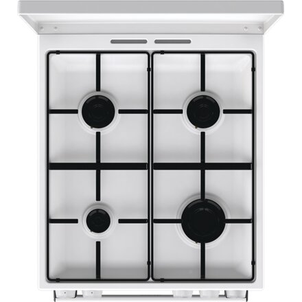 Gorenje Cooker , GG5A14WJ , Hob type Gas , Oven type Gas , White , Width 50 cm , Depth 59.4 cm , Energy efficiency class A , 70 L