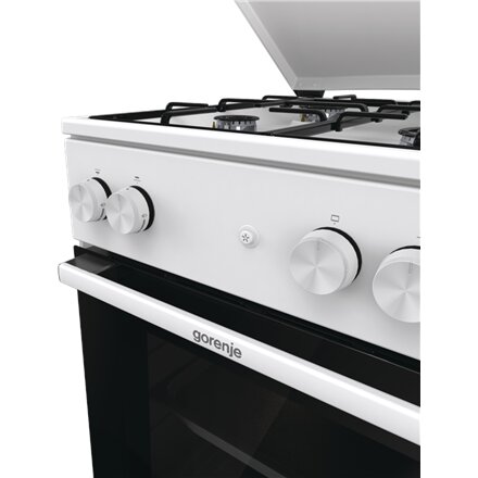 Gorenje Cooker , GG5A14WJ , Hob type Gas , Oven type Gas , White , Width 50 cm , Depth 59.4 cm , Energy efficiency class A , 70 L