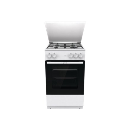 Gorenje Cooker , GG5A14WJ , Hob type Gas , Oven type Gas , White , Width 50 cm , Depth 59.4 cm , Energy efficiency class A , 70 L