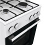 Gorenje Cooker , GG5A14WJ , Hob type Gas , Oven type Gas , White , Width 50 cm , Depth 59.4 cm , Energy efficiency class A , 70 L