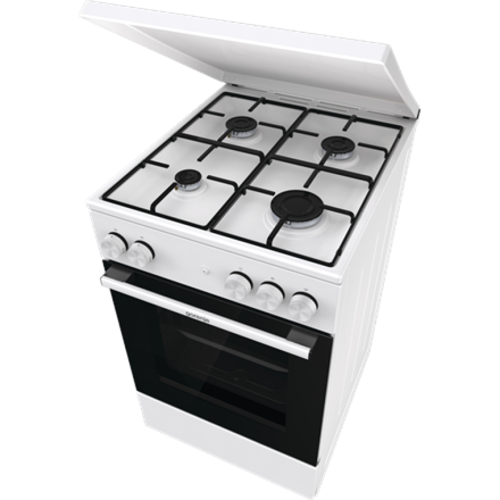 Gorenje Cooker , GG5A14WJ , Hob type Gas , Oven type Gas , White , Width 50 cm , Depth 59.4 cm , 70 L
