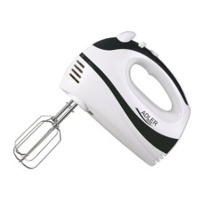 Adler , Mixer , AD 4205 b , Hand Mixer , 300 W , Number of speeds 5 , Turbo mode , White/Black