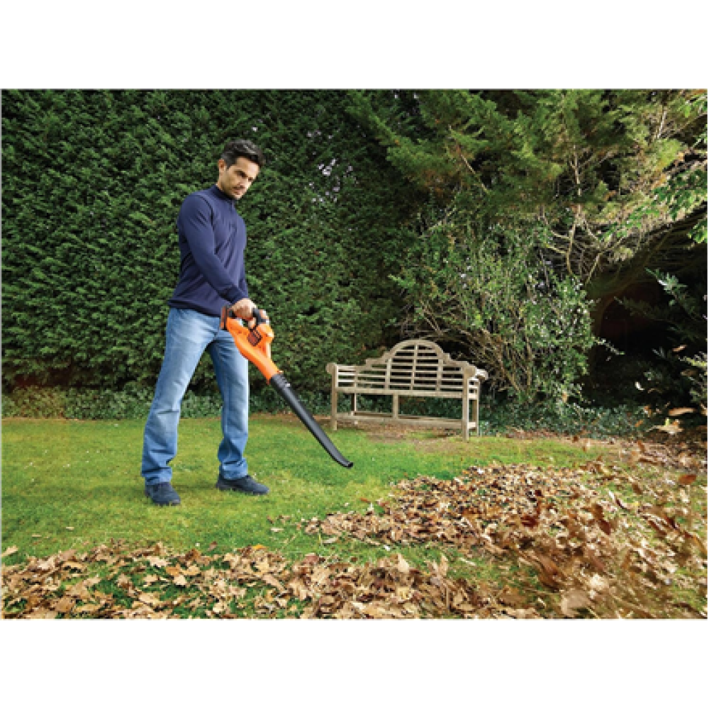 BLACK & DECKER 18V Cordless leaf blower (without battery and charger) , GWC1820PCB-XJ
