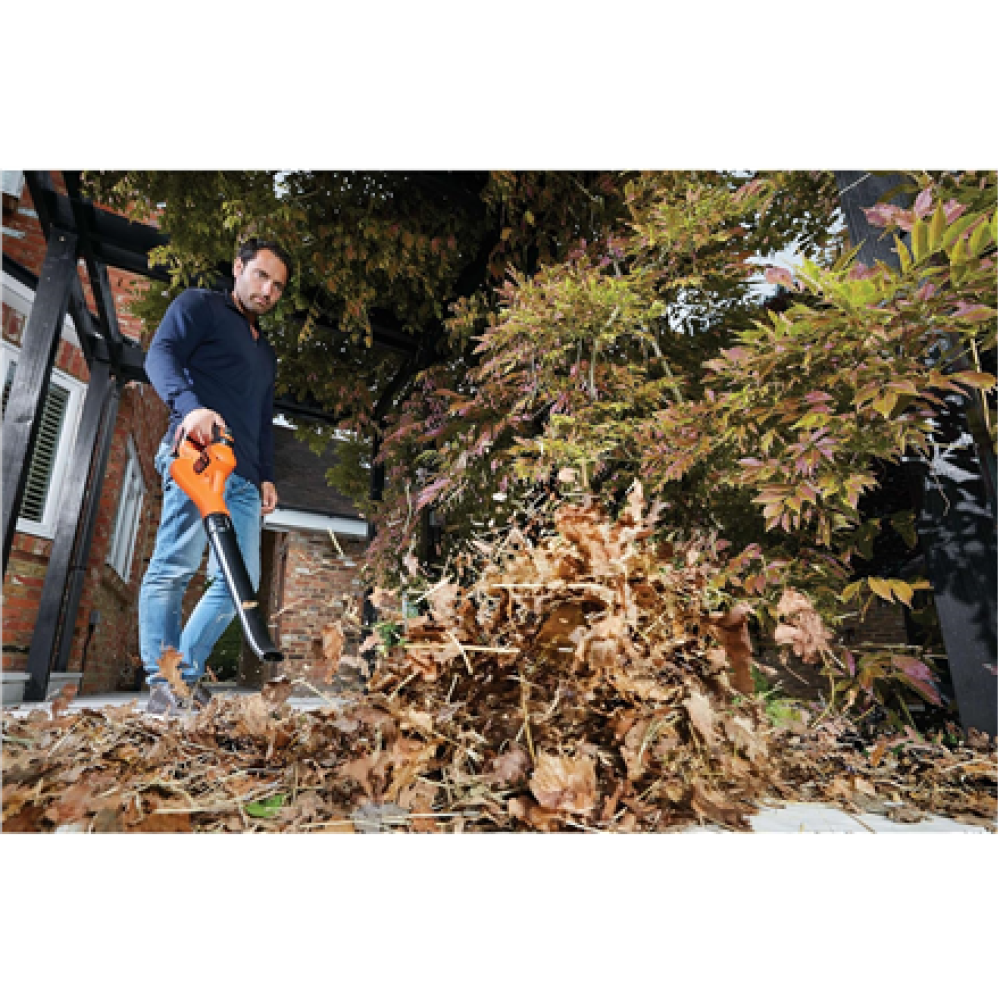 BLACK & DECKER 18V Cordless leaf blower (without battery and charger) , GWC1820PCB-XJ