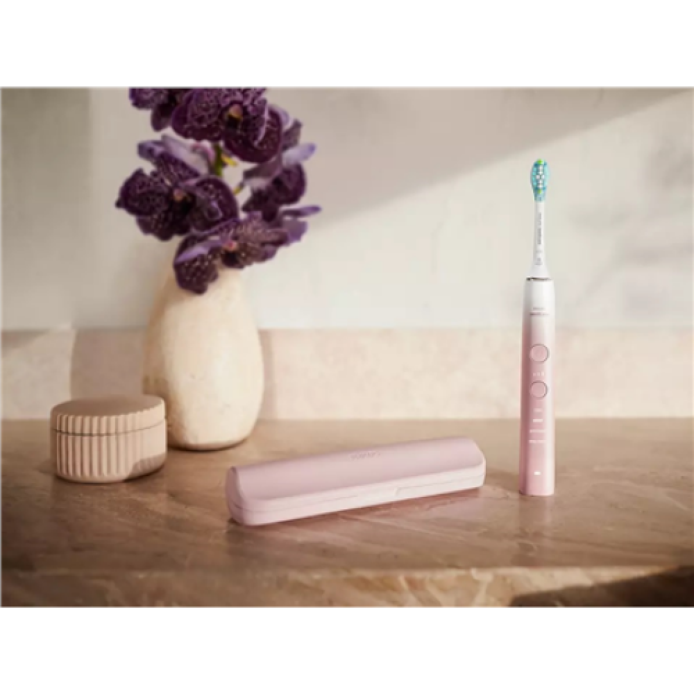 Philips Electric Toothbrush with app HX9911/84 Sonicare DiamondClean 9000 Rechargeable, For adults, Golden Rose, Number of brush heads included 1, Number of teeth brushing modes 4, Sonic technology