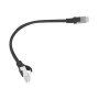 Lanberg , Patchcord CAT.6 UTP fluke passed , PCU6-10CC-0025-BK , 0.25 m