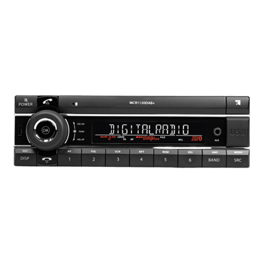 4x44 W , Car Audio with USB(2x)/AUX/Bluetooth/DAB+