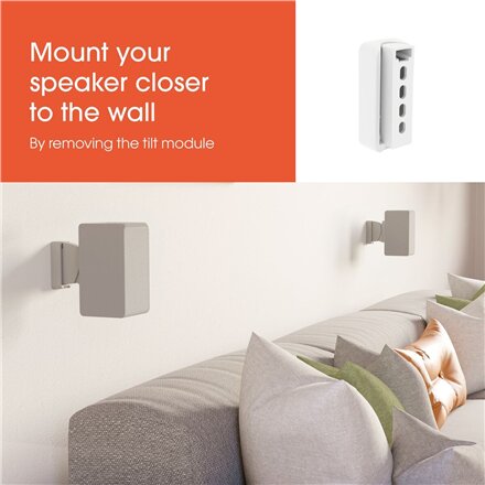Vogels Wall mount , SWM 3021 Universal Speaker Wall Mount , Tilt, rotate , Maximum weight (capacity) 5 kg , White