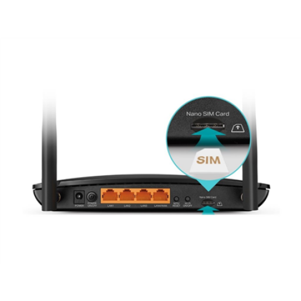 Wireless Dual Band Gigabit Router , Archer MR500 , 802.11ac , 867 Mbit/s , 10/100/1000 Mbit/s , Ethernet LAN (RJ-45) ports 4 , Mesh Support Yes , MU-MiMO Yes , 4G + , Antenna type External antenna x 2 , 24 month(s)