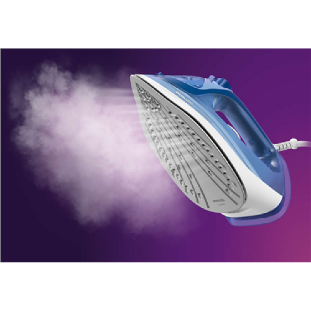 Philips , Iron , DST3031/20 , Steam Iron , 2400 W , Water tank capacity 300 ml , Continuous steam 40 g/min , Steam boost performance 180 g/min , Dark Blue
