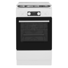 Whirlpool Cooker , WS5G8CHW/E/1 , Hob type Gas , Oven type Electric , White , Width 50 cm , LED , Depth 60 cm , 60 L