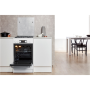 Whirlpool Cooker , WS5G8CHW/E/1 , Hob type Gas , Oven type Electric , White , Width 50 cm , LED , Depth 60 cm , 60 L