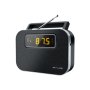 Muse , M-081R , Alarm function , 2-band PLL portable radio , Black