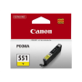 Canon CLI-551 Y , Ink Cartridge , Yellow