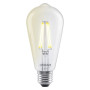 Osram SMART+ MATTER Dimmable Classic Edison 60 827 E27 , E27 , 6 W , Warm White , Wi-Fi