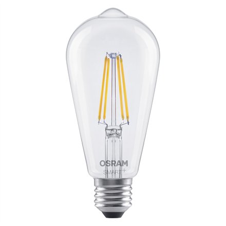 Osram SMART+ MATTER Dimmable Classic Edison 60 827 E27 , E27 , 6 W , Warm White , Wi-Fi