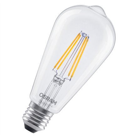 Osram SMART+ MATTER Dimmable Classic Edison 60 827 E27 , E27 , 6 W , Warm White , Wi-Fi