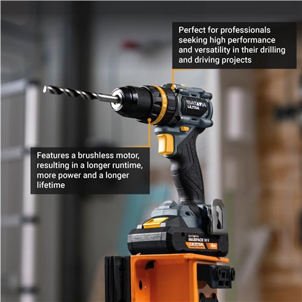 Batavia B.V. , Cordless Brushless Combi Drill 70 Nm, Without Battery and Charger - 18V