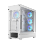 Fractal Design , Pop XL Air RGB , Side window , White TG Clear Tint , E-ATX up to 280 mm, ATX , mATX, Mini ITX , Power supply included No , ATX