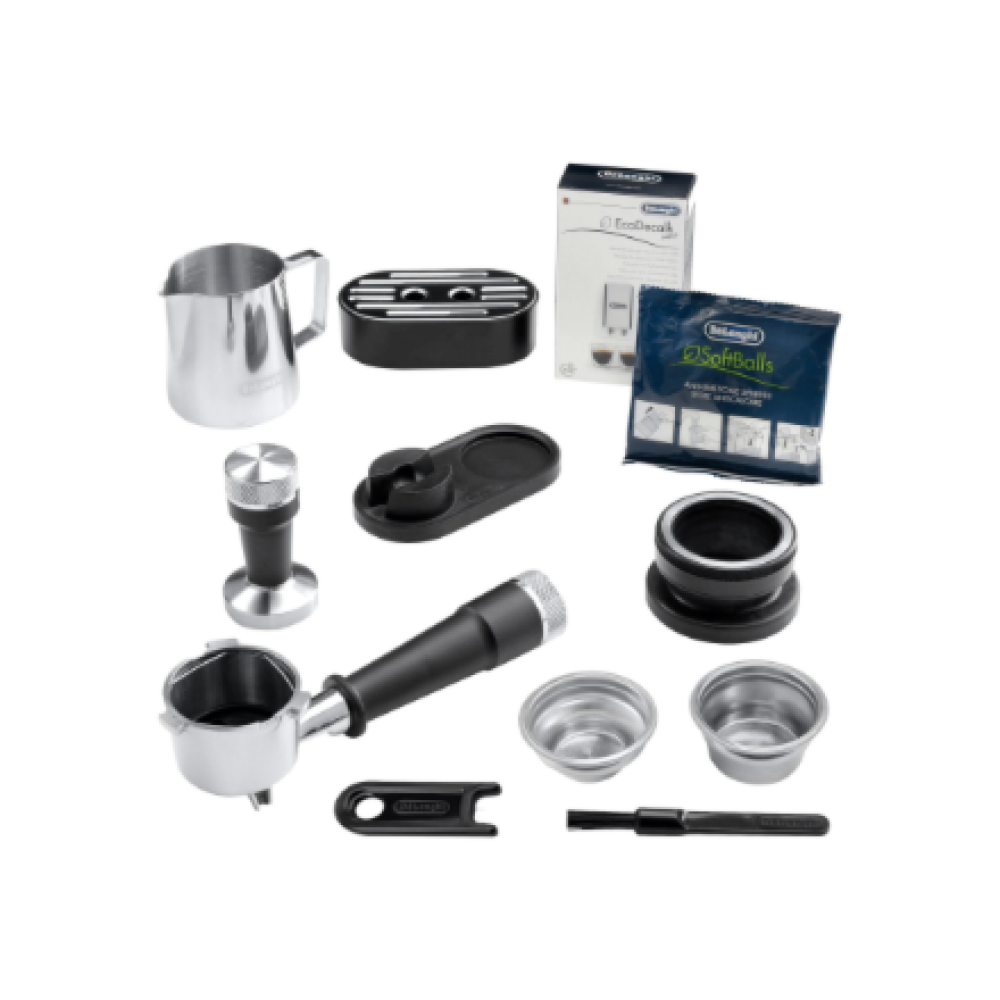 Delonghi Coffee machine , EC9155.MB , Pump pressure 15 bar , Built-in milk frother , Manual , Metal Black , 1400 W