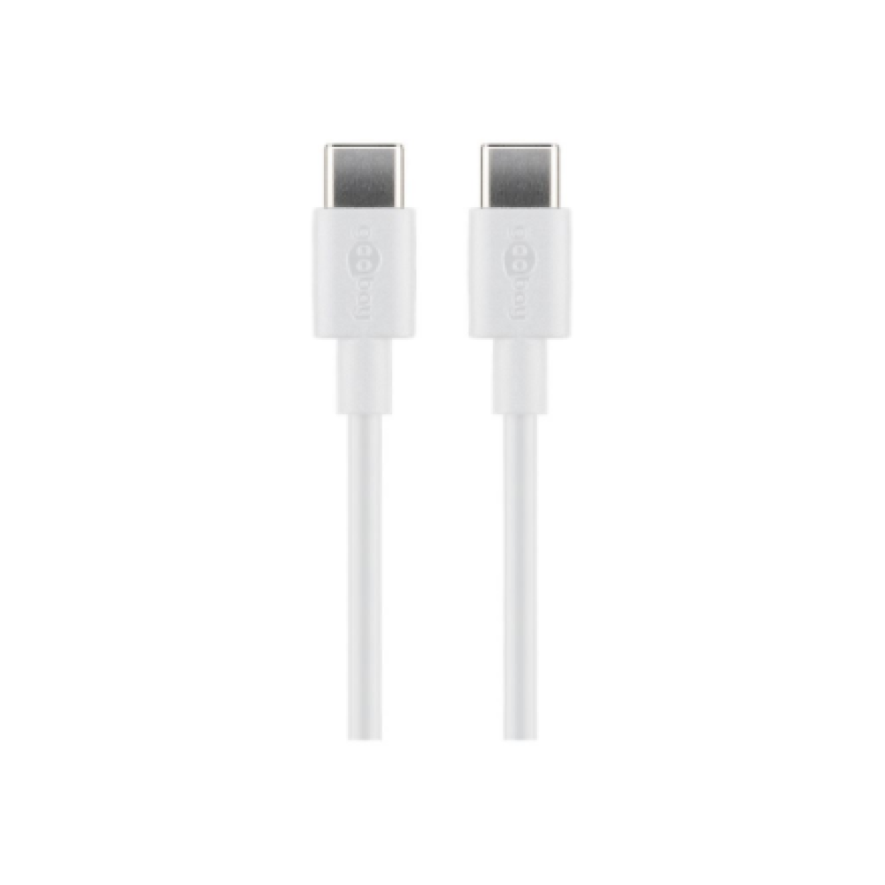 51244 Goobay USB-C,Charging and Sync Cable, 2 m, white , Goobay