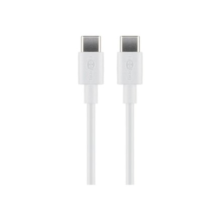 Goobay USB-C,Charging and Sync Cable, 2 m, white , Goobay