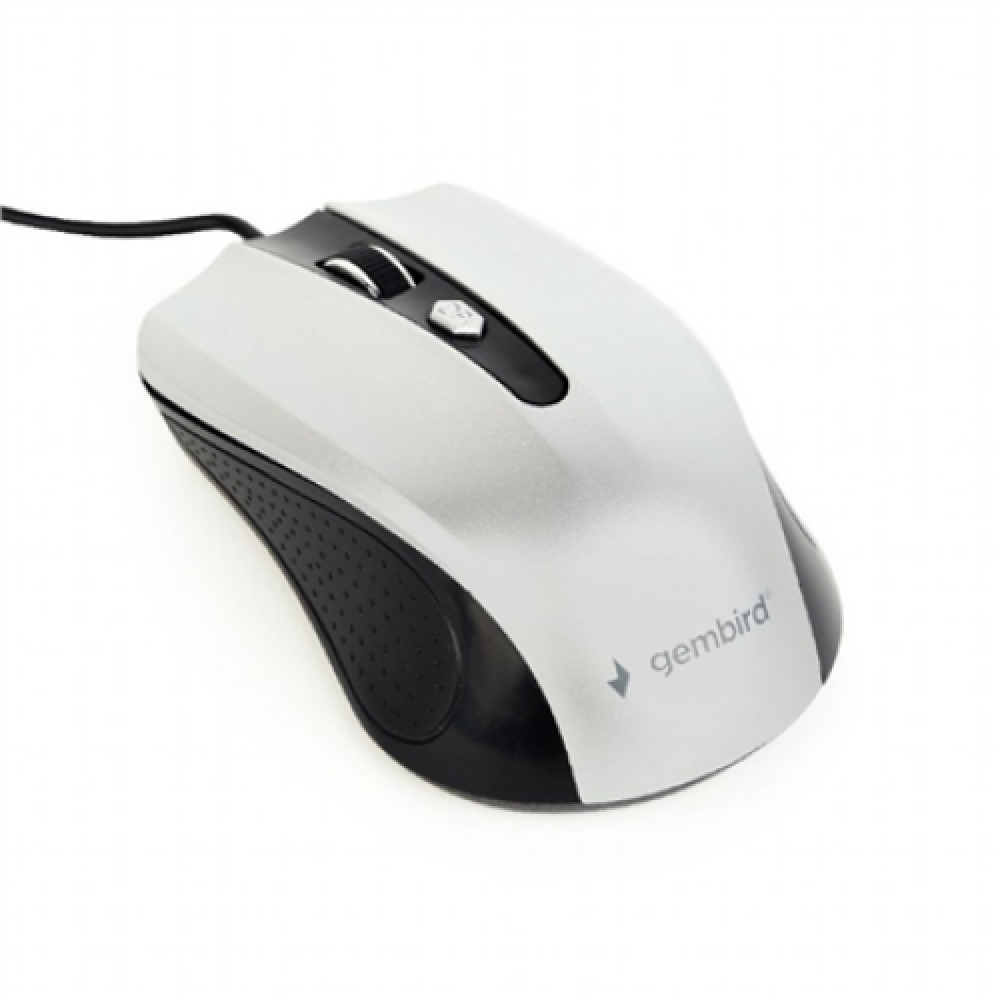 Gembird , Mouse , MUS-4B-01-BS , Standard , USB , Black/ silver