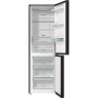 Gorenje Refrigerator NRK619EABXL4 Energy efficiency class E, Free standing, Combi, Height 185 cm, No Frost system, Fridge net capacity 204 L, Freezer net capacity 96 L, Display, 38 dB, Black