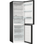 Gorenje Refrigerator NRK619EABXL4 Energy efficiency class E, Free standing, Combi, Height 185 cm, No Frost system, Fridge net capacity 204 L, Freezer net capacity 96 L, Display, 38 dB, Black