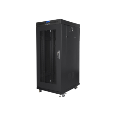 Lanberg , Rack cabinet 19 free-standing 27U/600x800 (flat pack) with mesh door, LCD , FF01-6827-23BL , Black