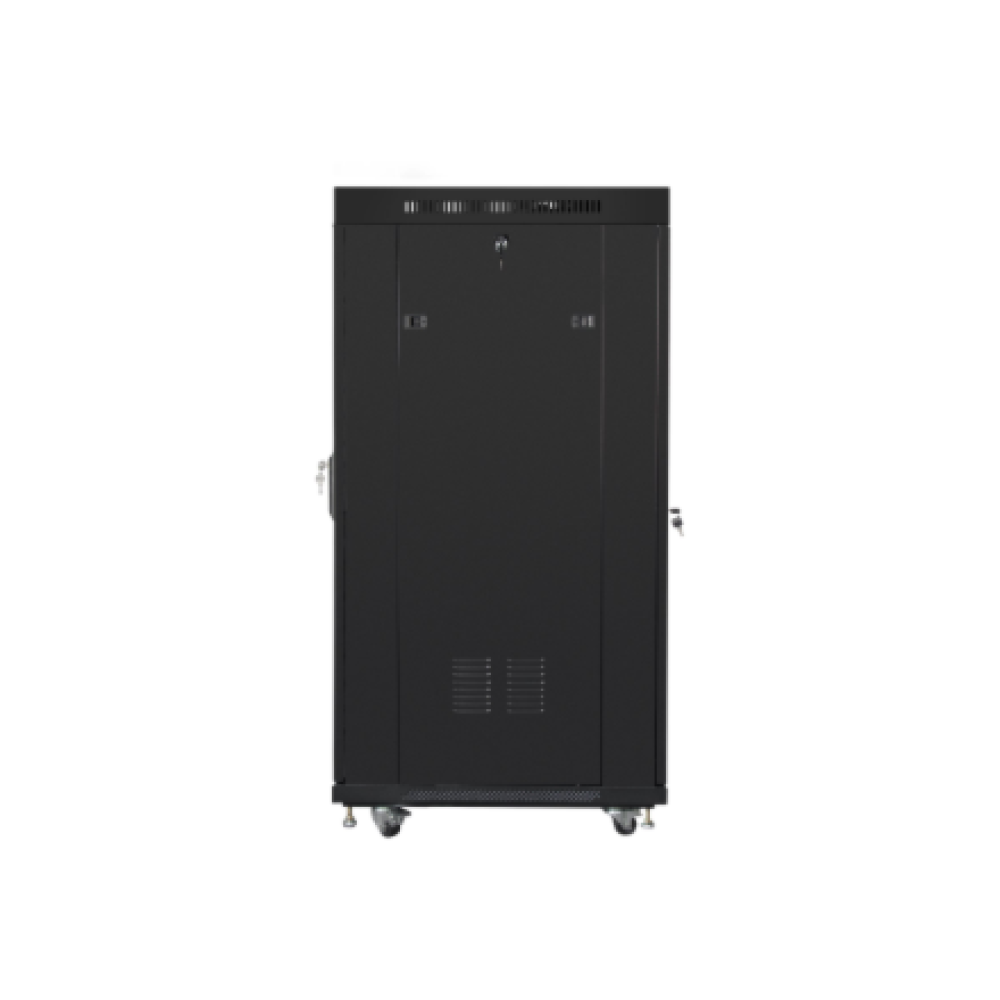 Lanberg , Rack cabinet 19 free-standing 27U/600x800 (flat pack) with mesh door, LCD , FF01-6827-23BL , Black