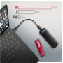 AXAGON USB-C 10Gbps M.2 NVMe SSD Enclosure, Screwless, RIBBED Aluminum , EEM2-SC