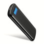 AXAGON USB-C 10Gbps M.2 NVMe SSD Enclosure, Screwless, RIBBED Aluminum , EEM2-SC