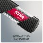 AXAGON USB-C 10Gbps M.2 NVMe SSD Enclosure, Screwless, RIBBED Aluminum , EEM2-SC