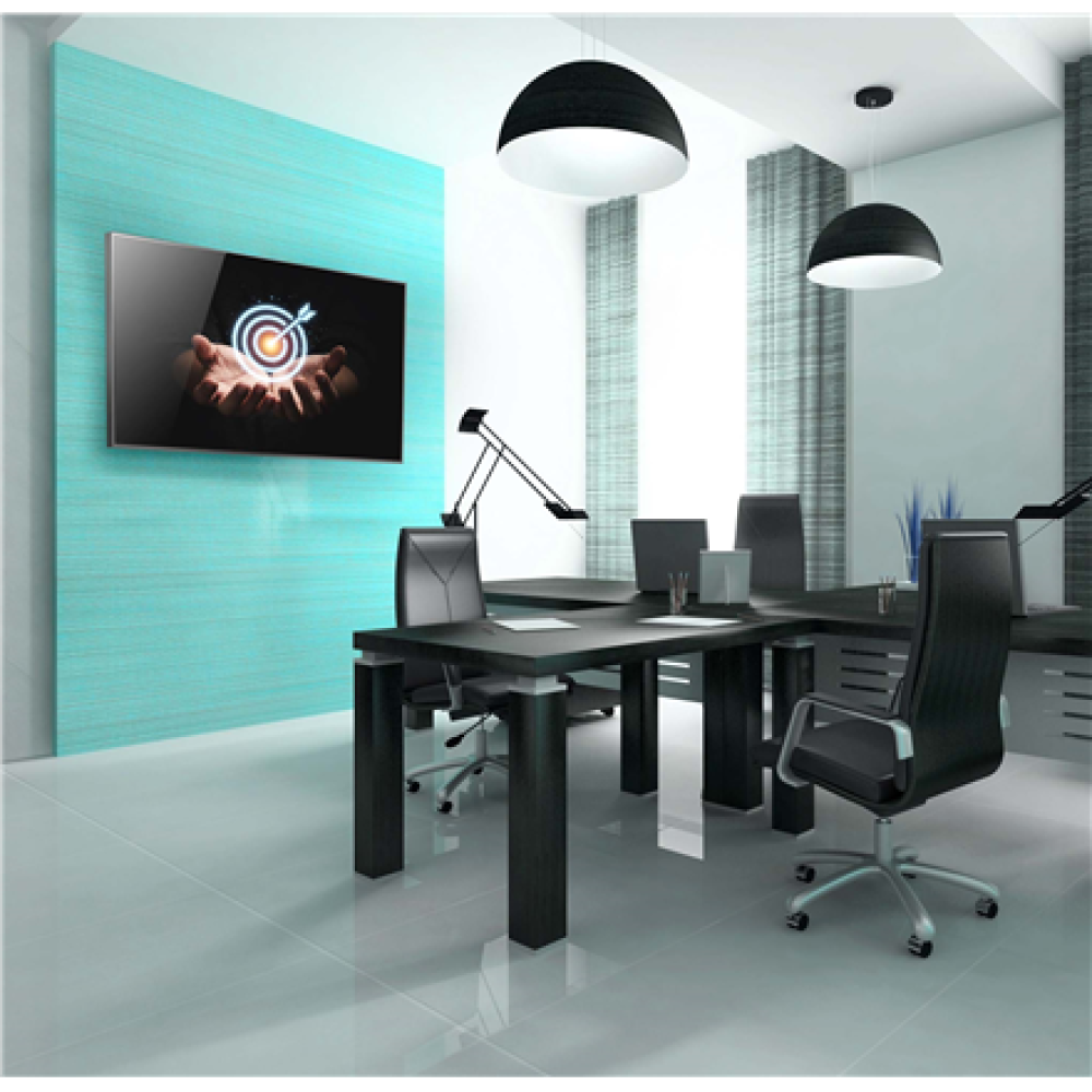 EDBAK Wall mount , Lateral adjustment of the screen once mounted on the wall plate , 50-86 , Maximum weight (capacity) 80 kg , Black