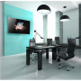 EDBAK Wall mount , Lateral adjustment of the screen once mounted on the wall plate , 50-86 , Maximum weight (capacity) 80 kg , Black