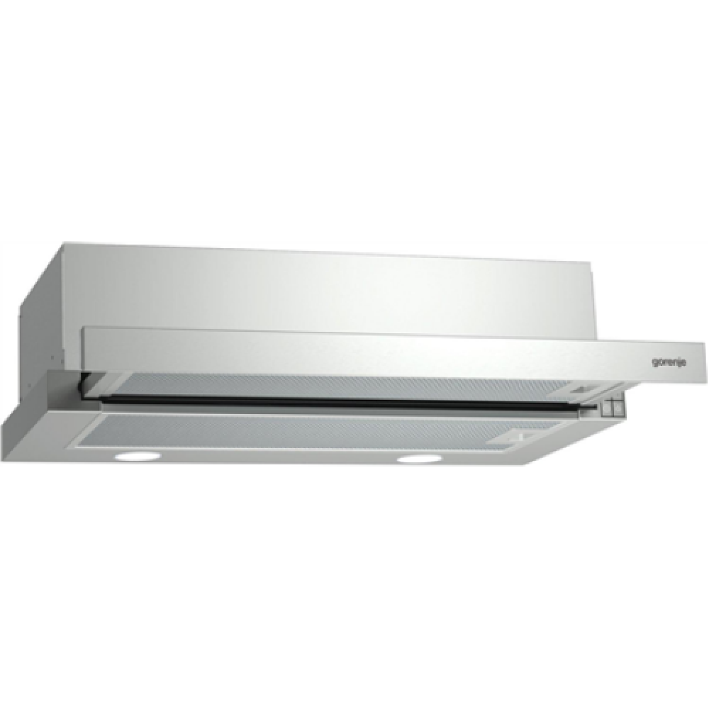 Gorenje , Hood , BHP523E10X , Telescopic , Energy efficiency class C , Width 50 cm , 322 m³/h , Mechanical control , LED , Stainless steel