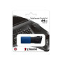 Kingston , USB 3.2 Flash Drive , DataTraveler Exodia M , 64 GB , USB Type-A , Black/Blue