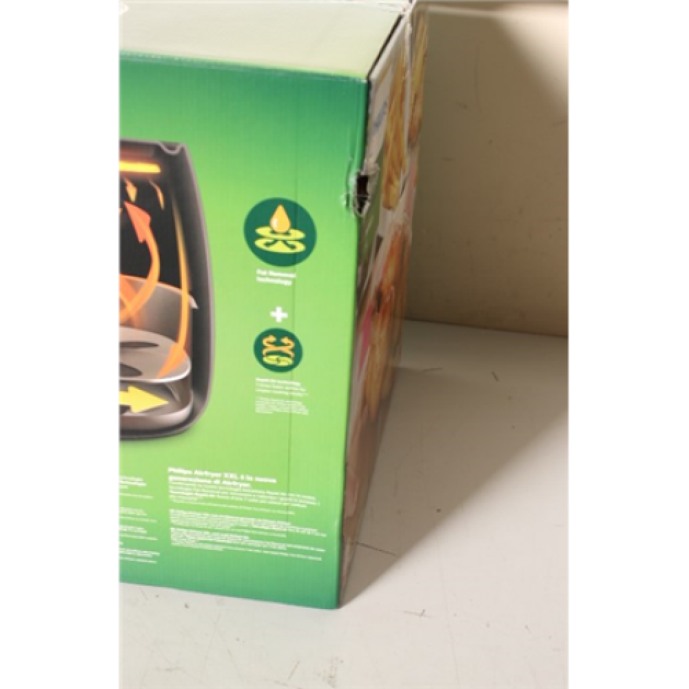 SALE OUT. Philips HD9650/90 Airfryer XXL Premium, Black, , Philips , Airfryer XXL Premium , HD9650/90 , Power 2225 W , Capacity 7.3 L , Rapid Air technology , Black , DAMAGED PACKAGING,UNEVEN SPACING BETWEEN PLASTISC PARTS,LEG TABS OF BOTTOM TRAY ARE BROK