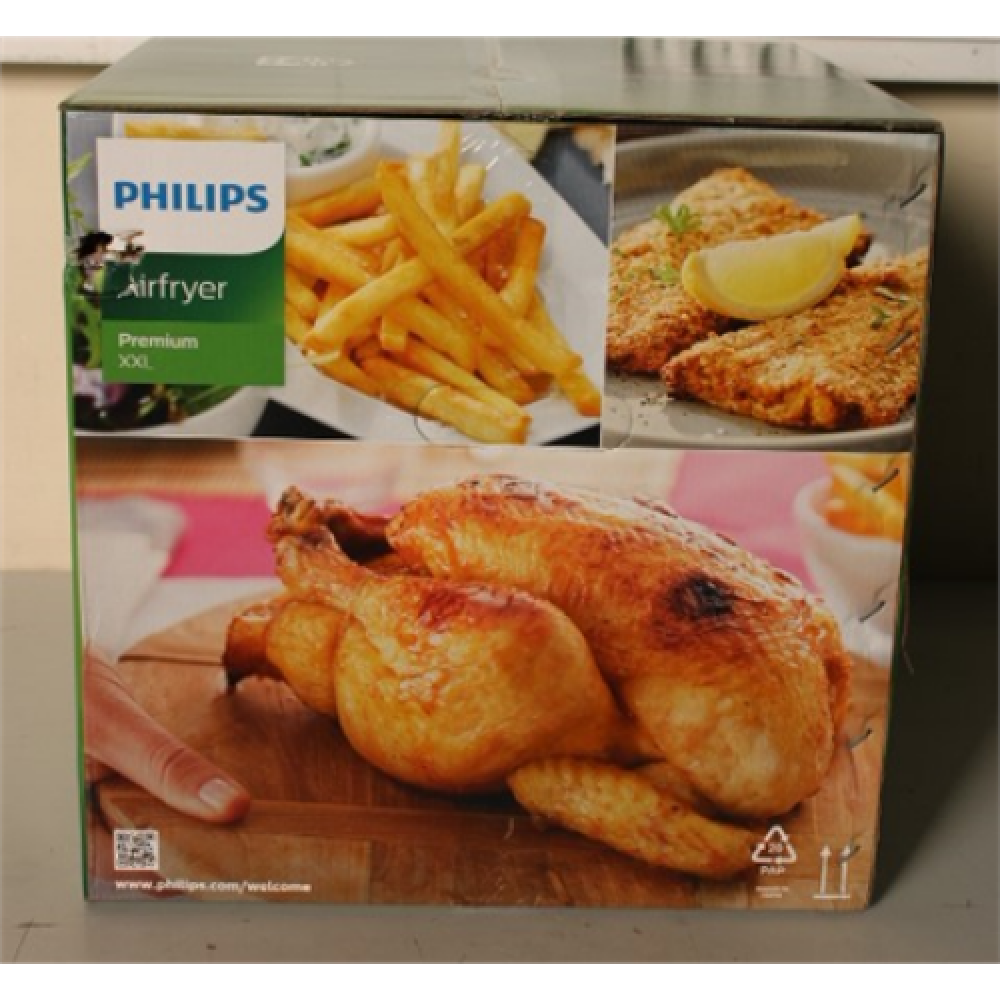 SALE OUT. Philips HD9650/90 Airfryer XXL Premium, Black, , Philips , Airfryer XXL Premium , HD9650/90 , Power 2225 W , Capacity 7.3 L , Rapid Air technology , Black , DAMAGED PACKAGING,UNEVEN SPACING BETWEEN PLASTISC PARTS,LEG TABS OF BOTTOM TRAY ARE BROK