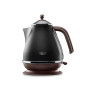 Delonghi , Icona Vintage , KBOV2001BK , Standard kettle , 2000 W , 1.7 L , Stainless steel , 360° rotational base , Black