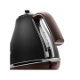Delonghi , Icona Vintage , KBOV2001BK , Standard kettle , 2000 W , 1.7 L , Stainless steel , 360° rotational base , Black