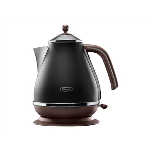 Delonghi , Icona Vintage , KBOV2001BK , Standard kettle , 2000 W , 1.7 L , Stainless steel , 360° rotational base , Black