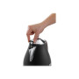 Delonghi , Icona Vintage , KBOV2001BK , Standard kettle , 2000 W , 1.7 L , Stainless steel , 360° rotational base , Black