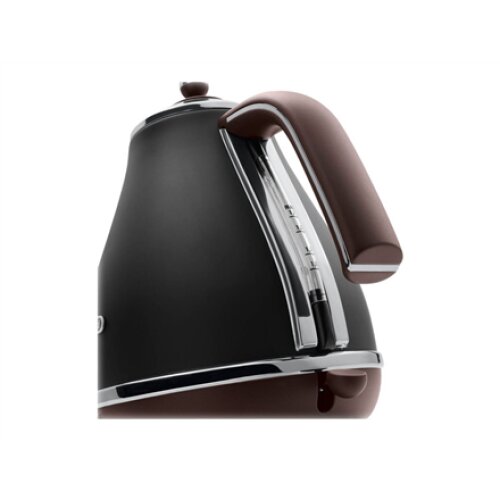 Delonghi , Icona Vintage , KBOV2001BK , Standard kettle , 2000 W , 1.7 L , Stainless steel , 360° rotational base , Black