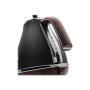 Delonghi , Icona Vintage , KBOV2001BK , Standard kettle , 2000 W , 1.7 L , Stainless steel , 360° rotational base , Black